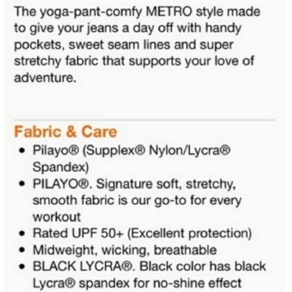 Athleta Metro Leggings Black Small - Picture 4 of 7
